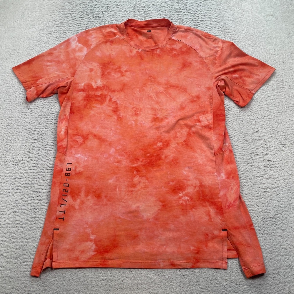 Lululemon Always Agile T-Shirt Mens Estimated Size Large Better Everyday Tie Dye